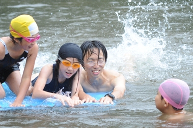 野尻へ　新地っ子の夏休み